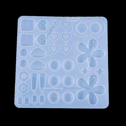 Silicone Earring Pendant Jewelry Mold